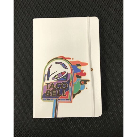 Taco Bell Journal With Pouch On Inside Back Cover. New Condition - Picture 1 of 4